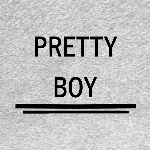 pretty boy black lettering by voidyboy